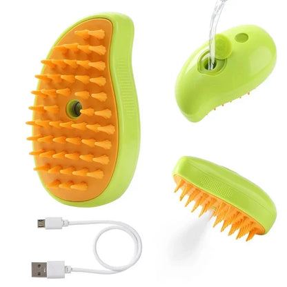 3-in-1 Pet Grooming Brush for Cats & Dogs