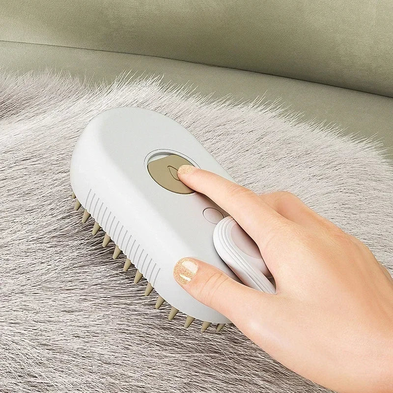 3-in-1 Pet Grooming Brush for Cats & Dogs