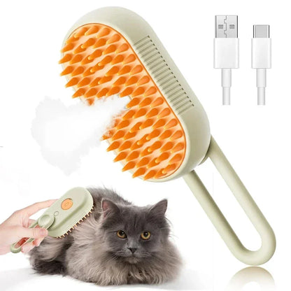 3-in-1 Pet Grooming Brush for Cats & Dogs